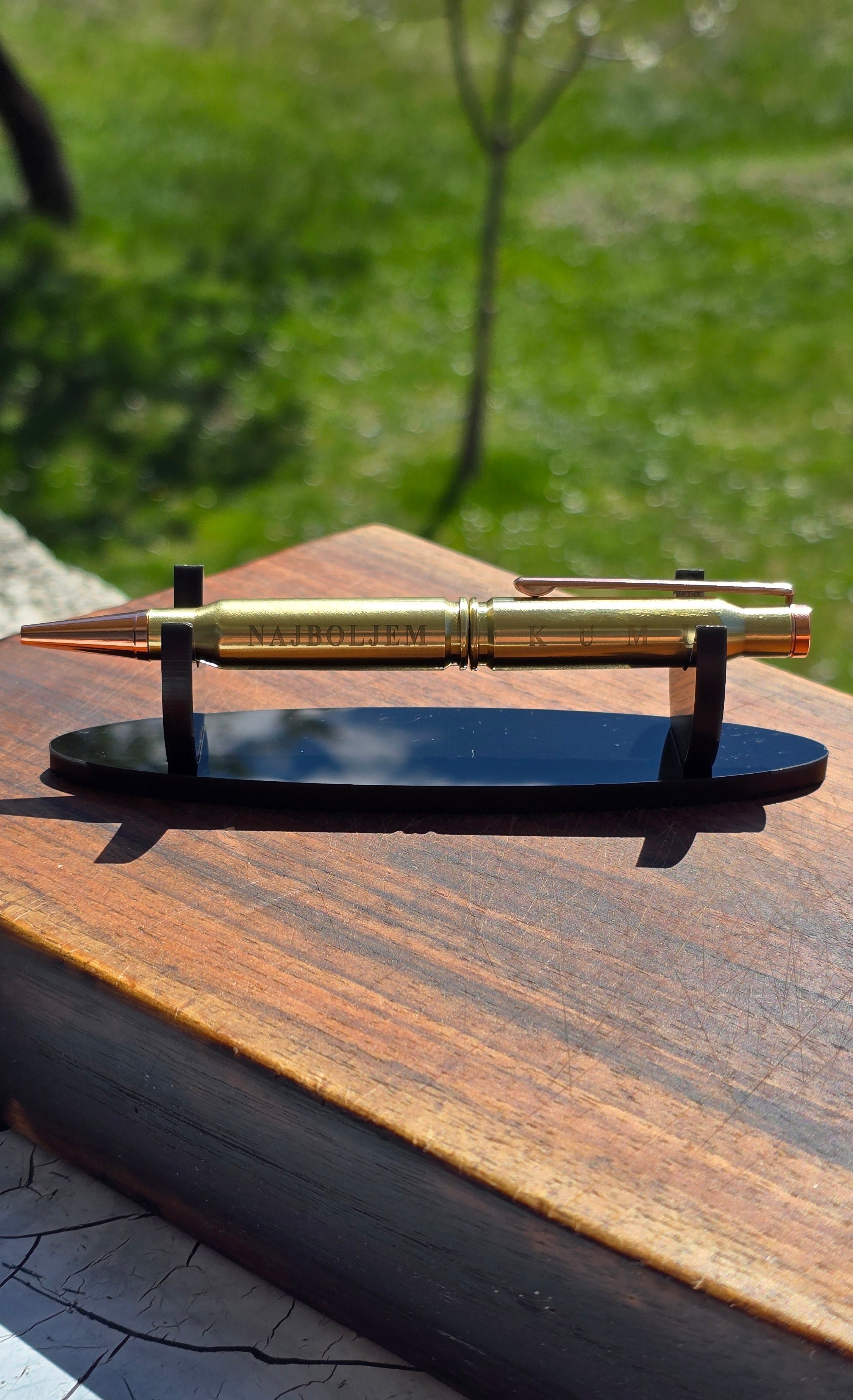 Luksuzna kemijska olovka izrađena od prave .308 Win čahure